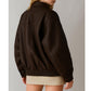 Women Handmade Brown Oversize Bomber Lambskin Soft Real Leather Jacket | Women Casual Wear Genuine Leather Jacket