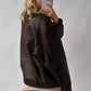 Women Handmade Brown Oversize Bomber Lambskin Soft Real Leather Jacket | Women Casual Wear Genuine Leather Jacket, Gift for women
