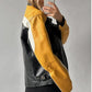 Ladies Black Premium Leather Bomber jacket, Oversize Black Jacket For All Retro, Biker Leather Jacket, Classic Designer leather Jackets.