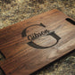 Personalized Cutting Board Wedding Gift, Monogrammed Cutting Board 18" x 12" With Juice Groove and Handles, Christmas, USA Made