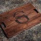 Personalized Cutting Board Wedding Gift, Monogrammed Cutting Board 18" x 12" With Juice Groove and Handles, Christmas, USA Made