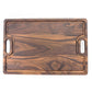 Personalized Cutting Board Wedding Gift, Monogrammed Cutting Board 18" x 12" With Juice Groove and Handles, Christmas, USA Made