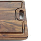 Personalized Cutting Board Wedding Gift, Monogrammed Cutting Board 18" x 12" With Juice Groove and Handles, Christmas, USA Made