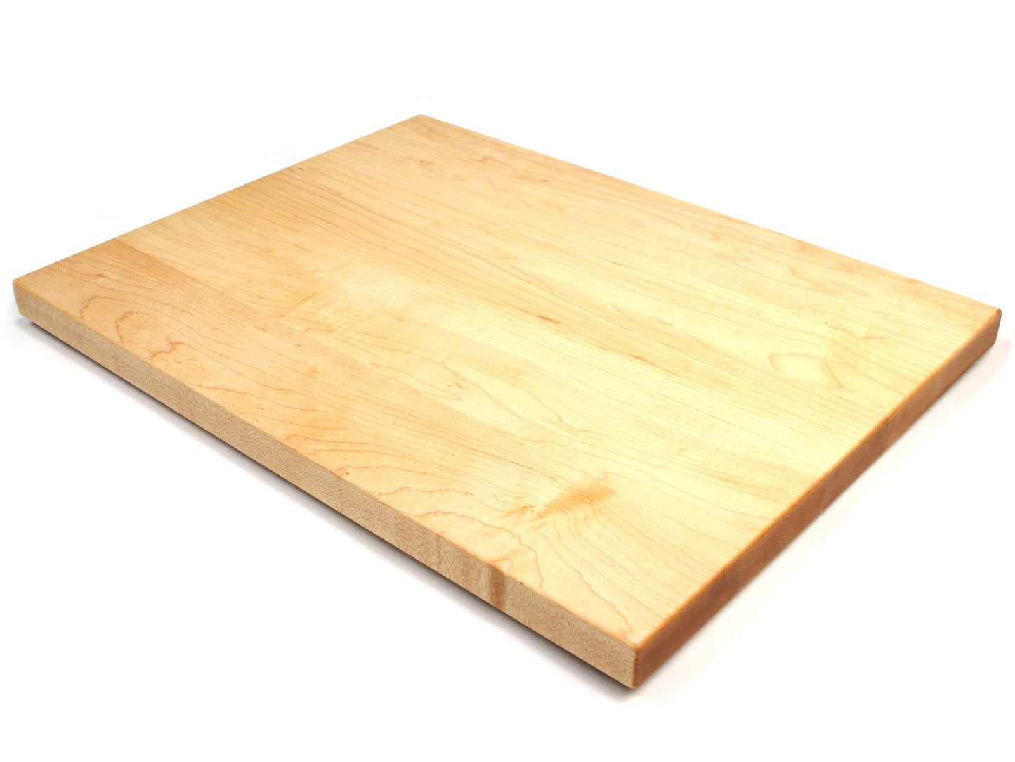 Tabla de cortar de bloque de carnicero extra grande de 1,25" de grosor con patas de goma, tabla de cortar gruesa, tabla de cortar de madera, madera de arce dura hecha en Estados Unidos