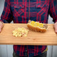 Large Wood Cutting Board With Juice Groove 18x12 Inches, Wood Cheese Board, Wooden Chopping Board, Wooden Cutting Board Made in the USA
