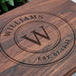 Personalized Cutting Board Wedding Gift, Customize your Walnut and Maple Boards, Engraved Engagement Gift, Unique Bridal Shower Present