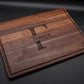 Extra Large Walnut Cutting Board, 24"x18" Charcuterie Serving Tray, Customizable Wedding Board, 100% Made in the USA