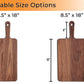 Walnut Paddle Cutting Board With Handle, Walnut Cutting Board With Handle, Charcuterie Board With Handle, 100% Handmade in the USA