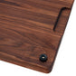 Personalized 1.25” Thick Extra Large Wood Cutting Board with Feet, Pocket Handles and Juice Groove, Butcher Block, Wedding Gift, USA Made
