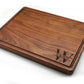 Personalized 1.25” Thick Extra Large Wood Cutting Board with Feet, Pocket Handles and Juice Groove, Butcher Block, Wedding Gift, USA Made