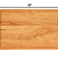Large Cherry Wood Cutting Board With Juice Groove 18 x 12 Inches, Cherry Charcuterie Board, Cherry Cheese Board, Father's Day, 100% USA Made