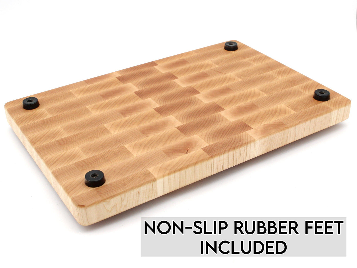 Large End Grain Walnut Cutting Board With Edge Engraving, Walnut Butcher Block with Edge Engraving, Wedding Gift, Gift for Him, USA Made