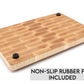 Gift for Mom, Large End Grain Walnut Cutting Board, Maple Butcher Block with Rubber Feet, Up to 2” Thick, Mom's Kitchen, USA Made