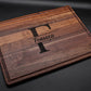 Extra Large Custom Engraved 24"x 18" Cutting Board, Laser Engraved Walnut Cutting Board, Monogrammed Cutting Board, Made in the USA