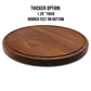 18" Walnut Personalized Round Board with Juice Groove, 18” Round Personalized Charcuterie Board, Wedding Gift, Gift For the Couple, USA Made