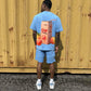 G West Mens Oversize Atlanta Peach Tee