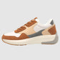 G West Mens Running Shoes - Gwm20004 Brown | White