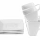 Square Porcelain Dinnerware Set