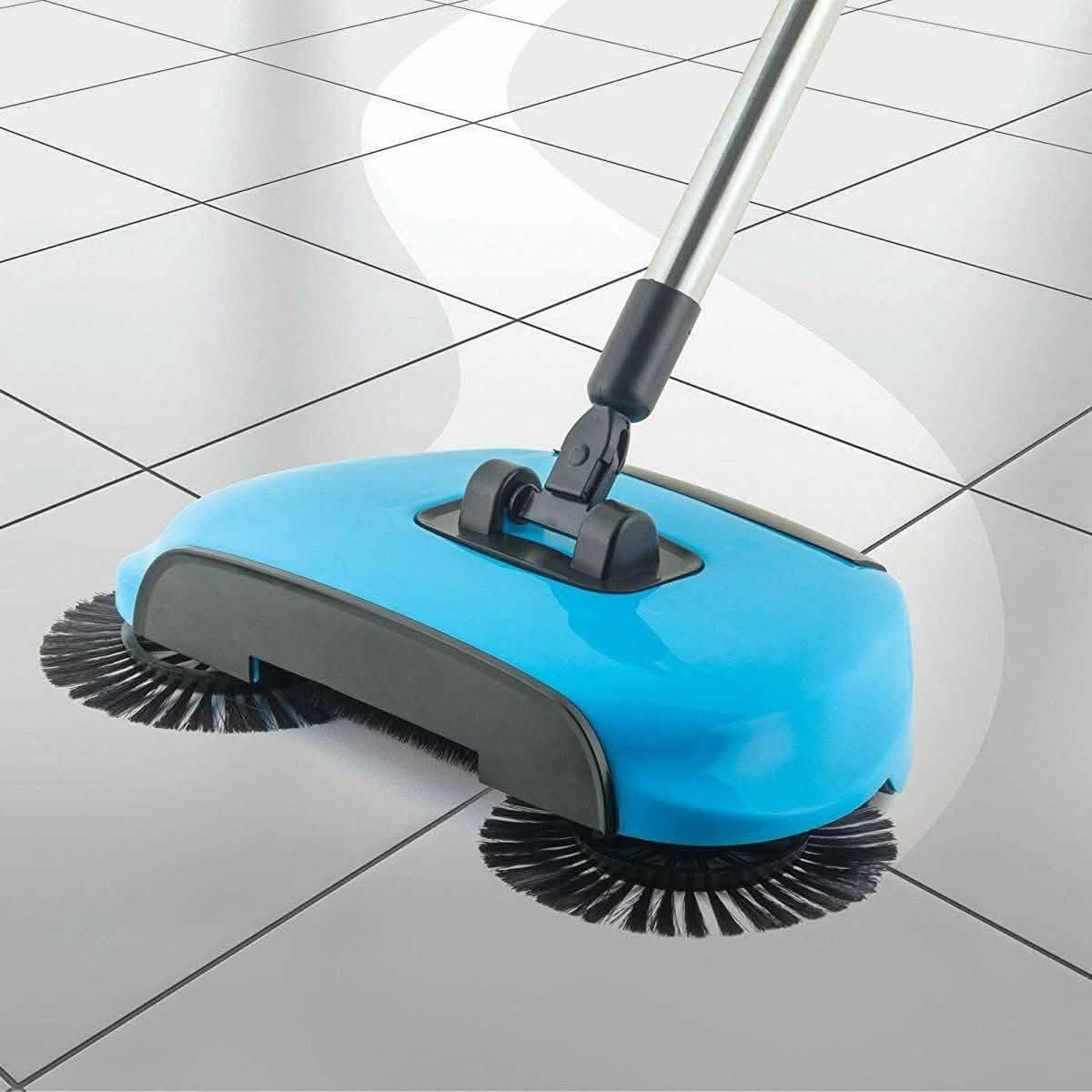 Barredora giratoria innovadora para el hogar II-296 con triple cepillo giratorio