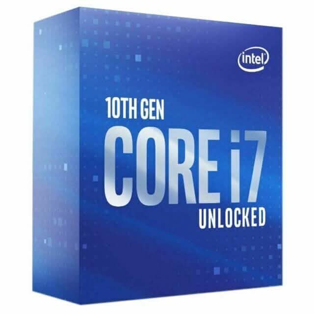Procesador Intel Core i7-10700K (5,1 GHz, 8 núcleos, Socket LGA1200, en caja) - BX80701107000K (Reacondicionado)