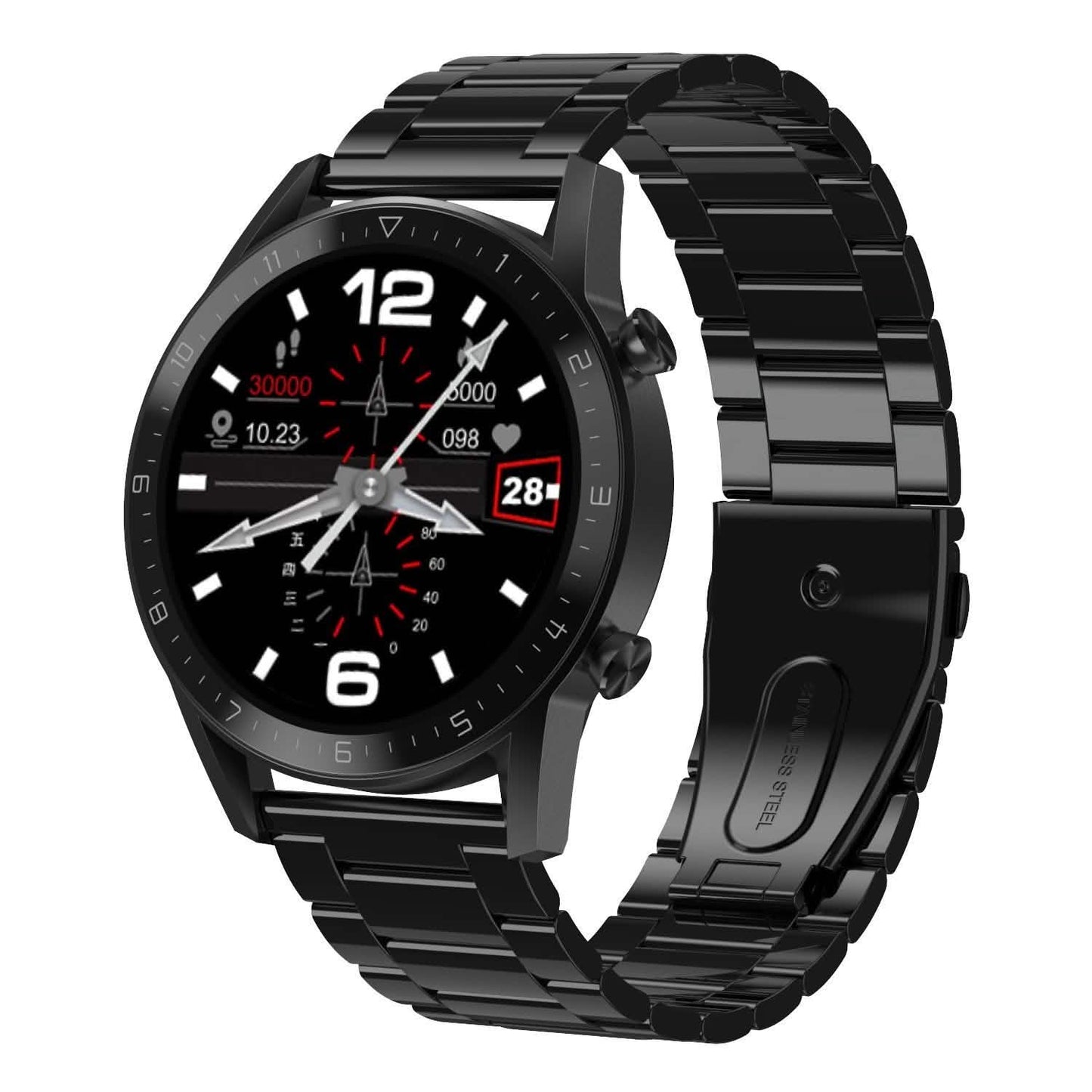 Reloj inteligente inalámbrico con rastreador de actividad física y resistencia al agua IP67
