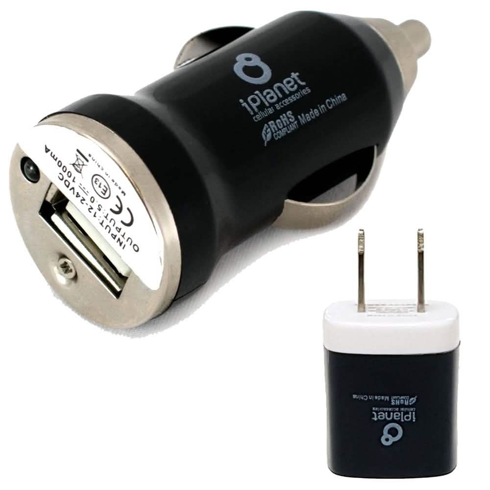 Cargador de coche USB y de pared iPlanet 5 V, combo