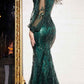 Cinderella Divine J816 Removable Long Sleeve Off the Shoulder Gown