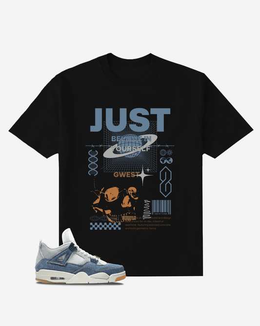 G West Just Believe In Yourself Oversized T-Shirt Mens