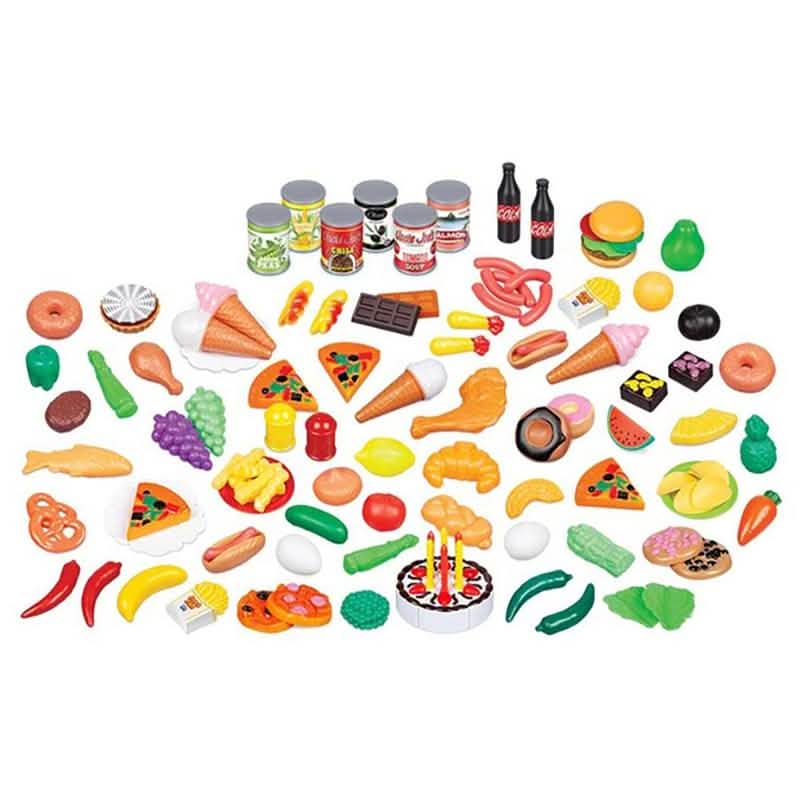 Juego de comida de juguete variado para niños - Tamaños de set variados