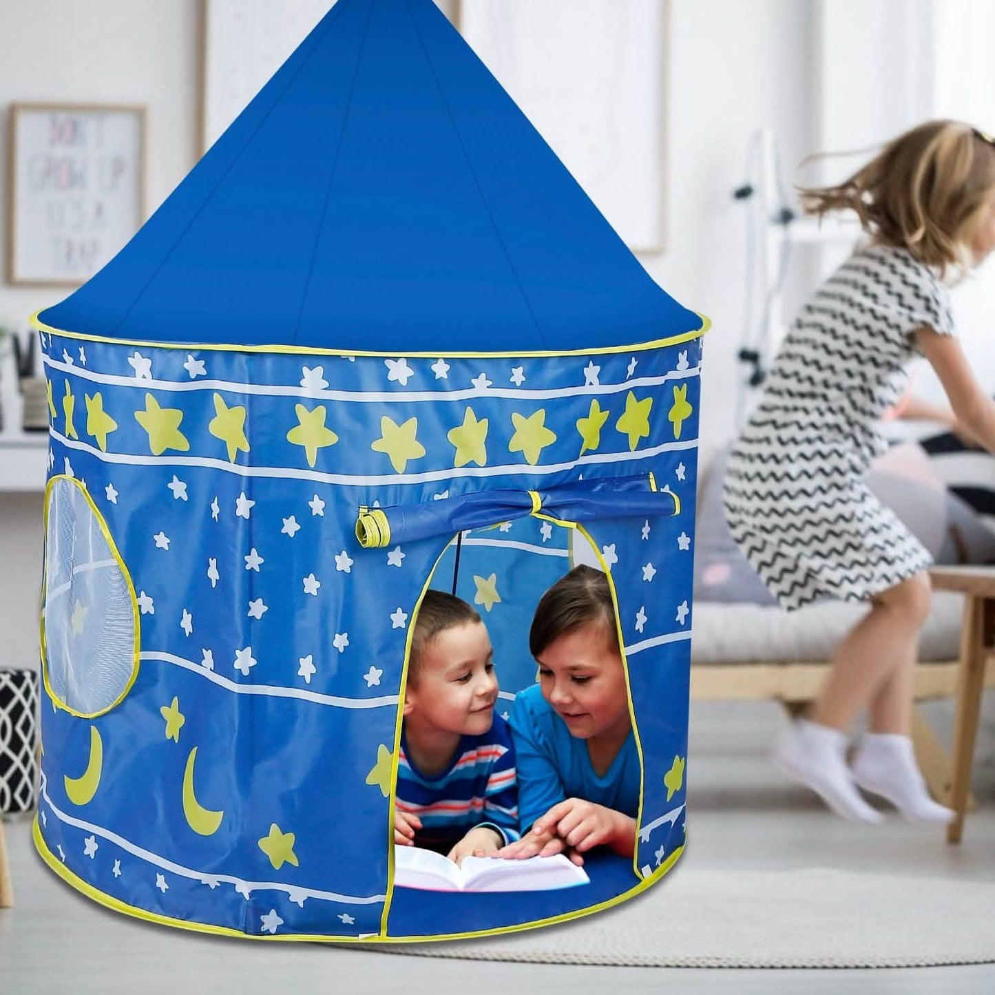 Tienda de juego plegable pop-up para niños