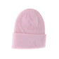 KIDS Soft Ribbed Leather Patch C.C. Beanie