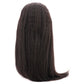 Peluca de cabello humano 100% de parte en U liso y rizado