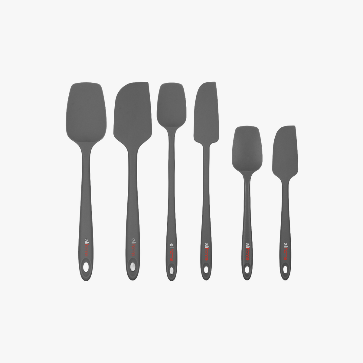 Elihome 6 Piece Silicone Spatula Set