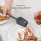 Elihome 8 Piece Silicone Spatula Set - Teal Grey