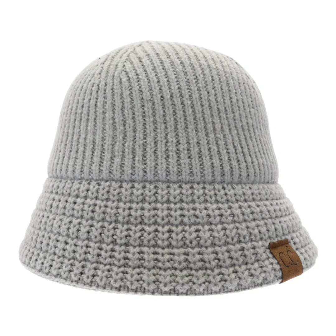 Knitted Cloche C.C Bucket Hat