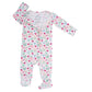 Ladybug Flower Garden Zipper Footie