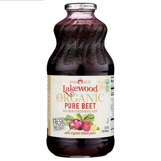 Jugo de remolacha, orgánico, puro, Lakewood