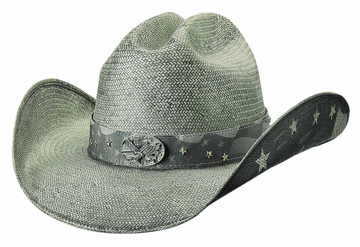 Bullhide Land Of Freedom - Sombrero Vaquero de Paja Moldeable