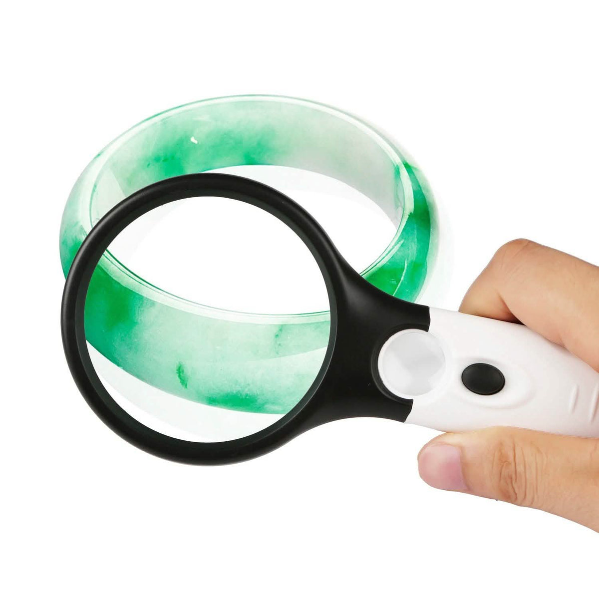 Lupa iluminada con LED