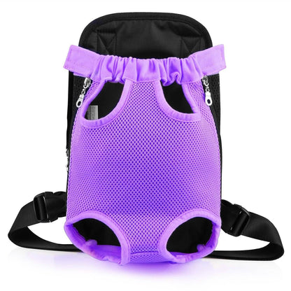 Mochila transportadora de viaje con patas al descubierto para mascotas