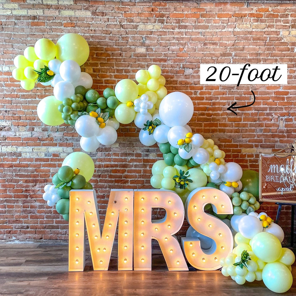 Guirnalda de Globos Limón Dolce Vita