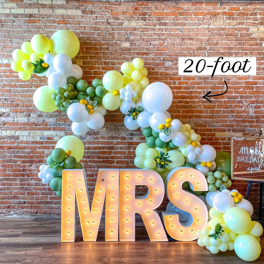 Dolce Vita Lemon Balloon Garland Kit