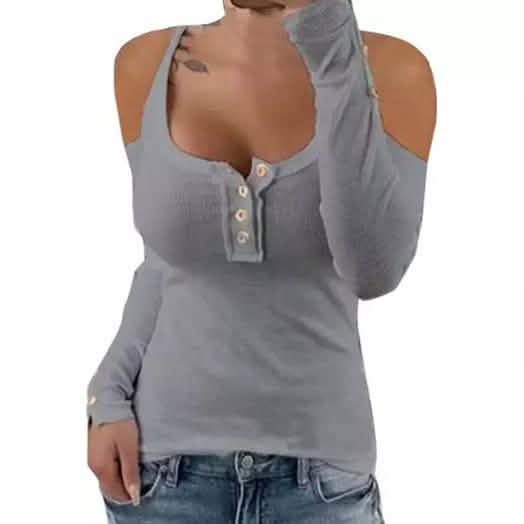 Top Sheila sin hombros para mujer