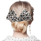 Leopard Patterned Deft Bun Maker Hair Band