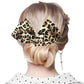 Leopard Patterned Deft Bun Maker Hair Band
