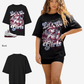 G West Let's Go Girls Oversized Womens T-Shirt