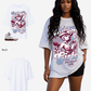G West Let's Go Girls Oversized Womens T-Shirt