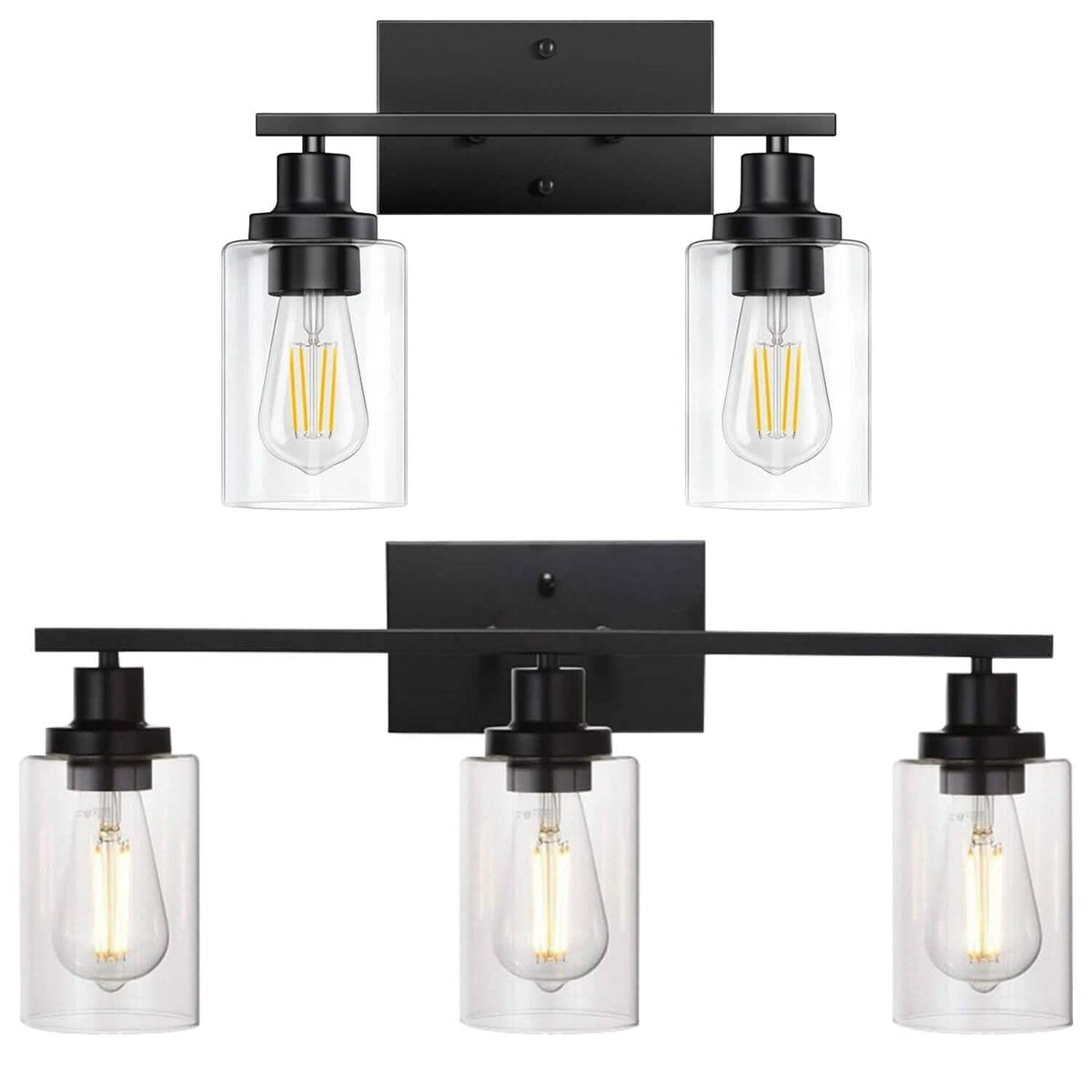 Light Wall Scone Lighting with Clear Glass