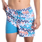 Line Rush, Ocean and Sol Hybrid Short, Compression Lined Swim and Resort Trunk