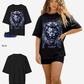 G West Lionism Robotic Oversized Women's T-Shirt